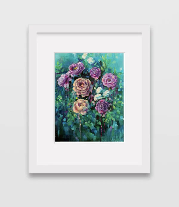 Floral Art Canvas Print “Dusk” Canvas Wall Art