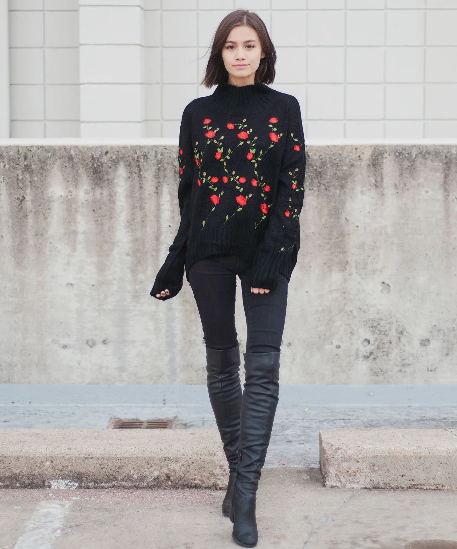 Florentine Embroidered Sweater