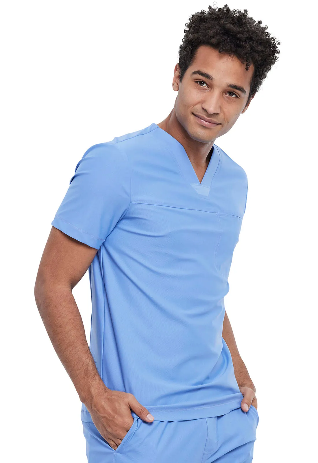 Form CK885 Men's Tuckable V-Neck Top Ciel