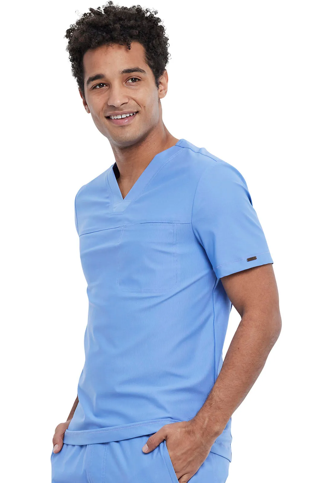 Form CK885 Men's Tuckable V-Neck Top Ciel
