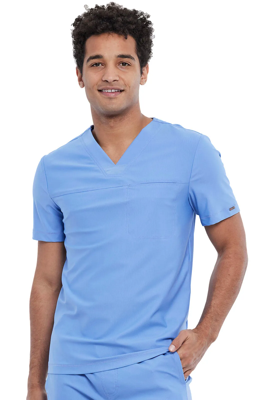 Form CK885 Men's Tuckable V-Neck Top Ciel