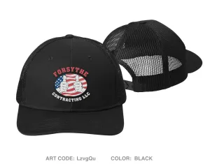 Forsythe Contracting LLC Embroidered Snapback Trucker Cap - LzvgQu
