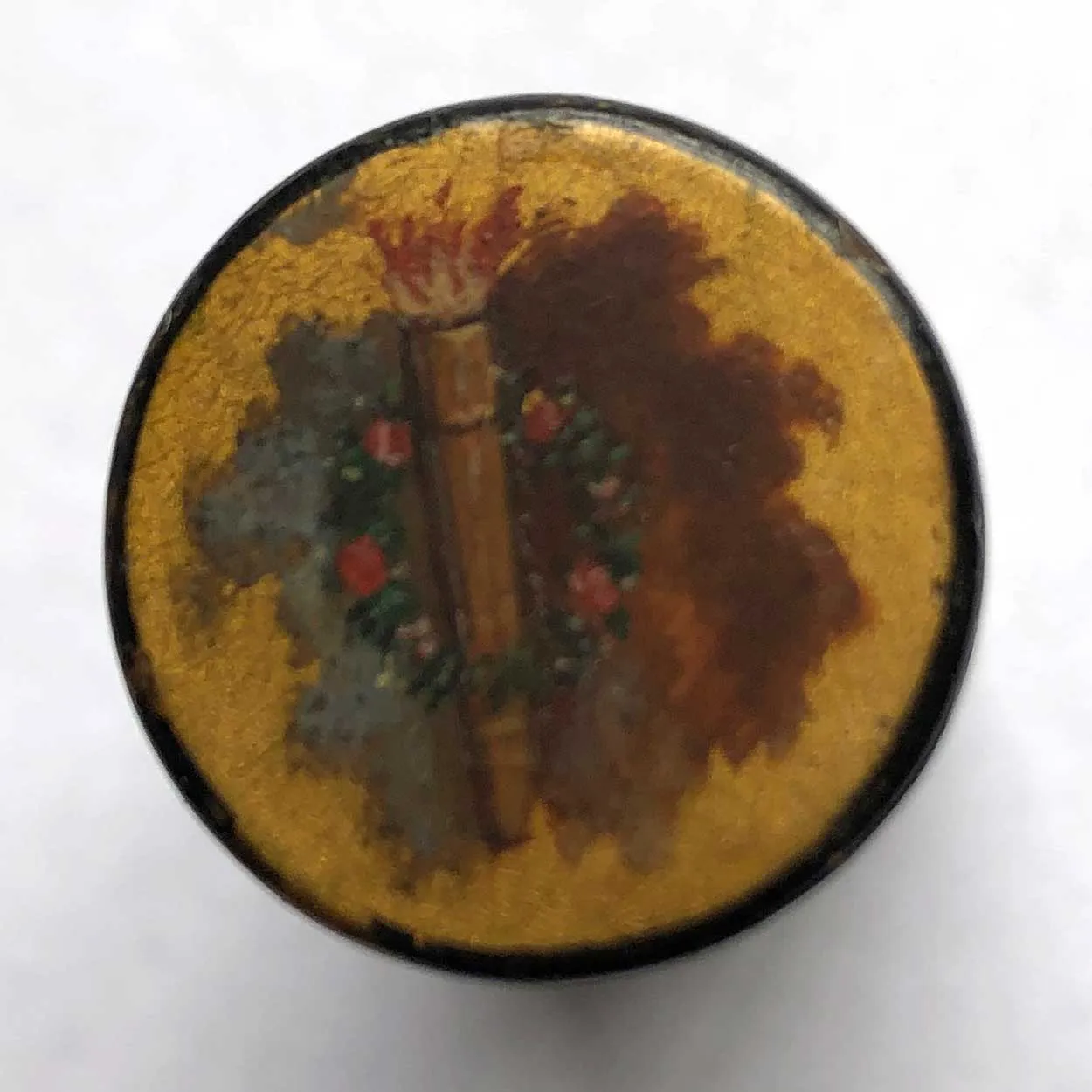 French Louis XVI Vernis Martin Billet-Doux (Love Note) Case