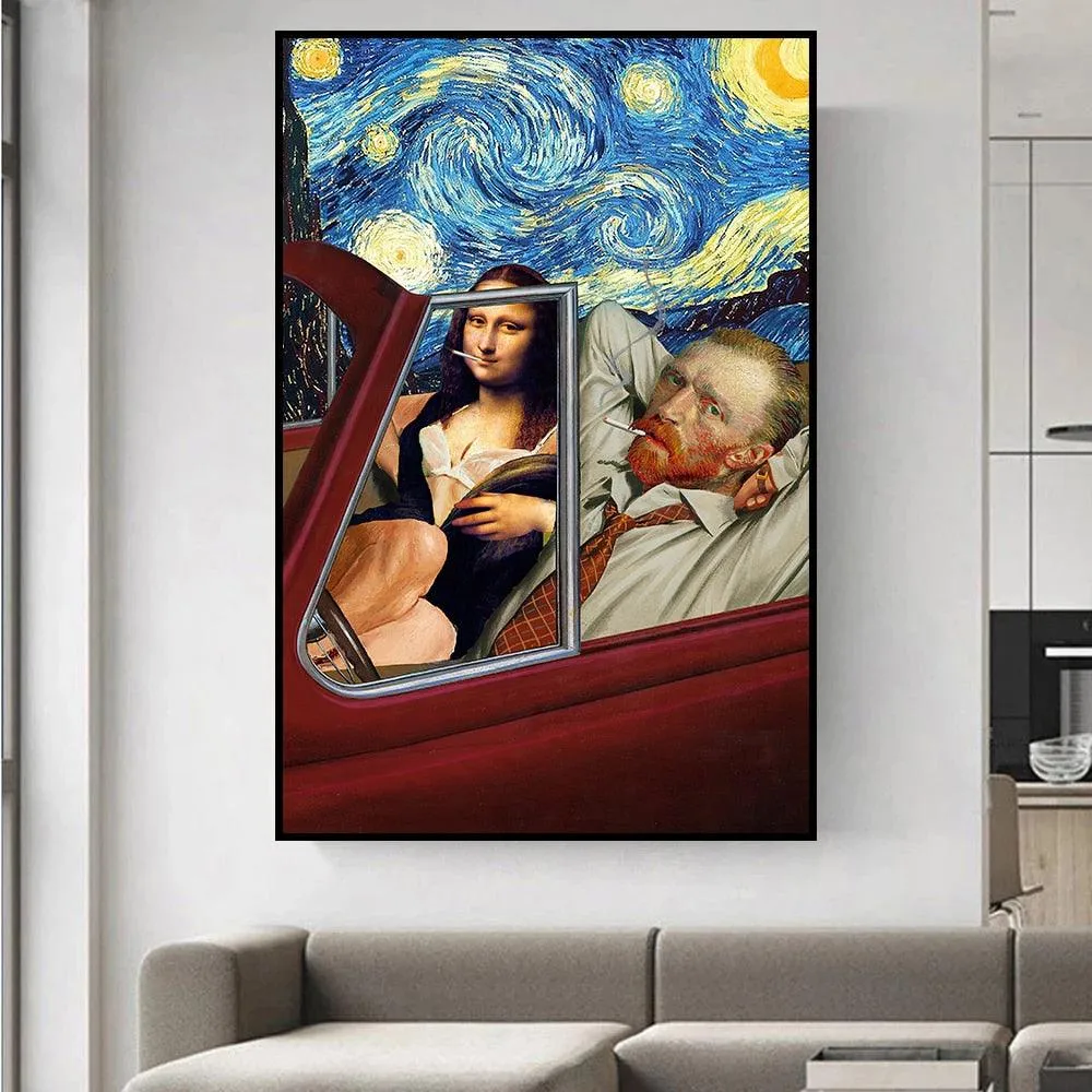 Funny Art Meme Wall Art Prints
