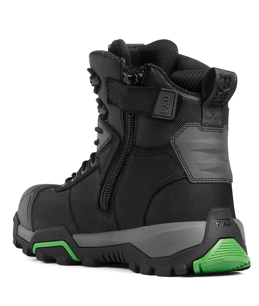 FXD Men's WB-1 High Cut Work Boots- Black