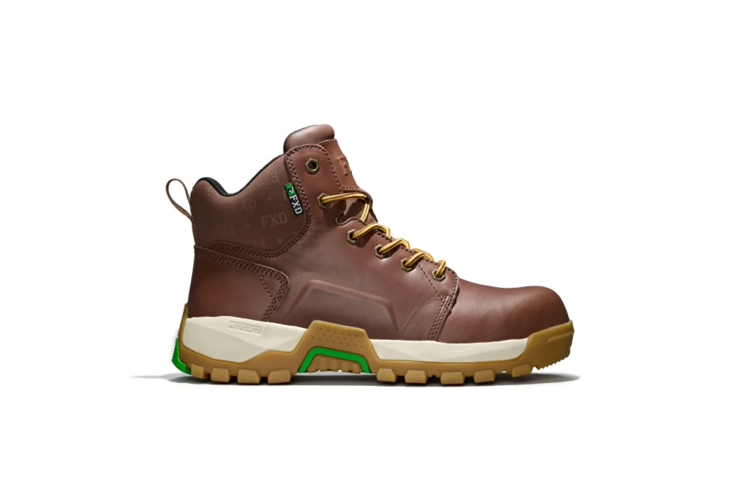 FXD Men's WB-3 Lace Up Work Boots - Chocolate