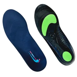 Gel Insoles Offering Shock Absorption and Cushioning for Foot Relief Massage Inserts