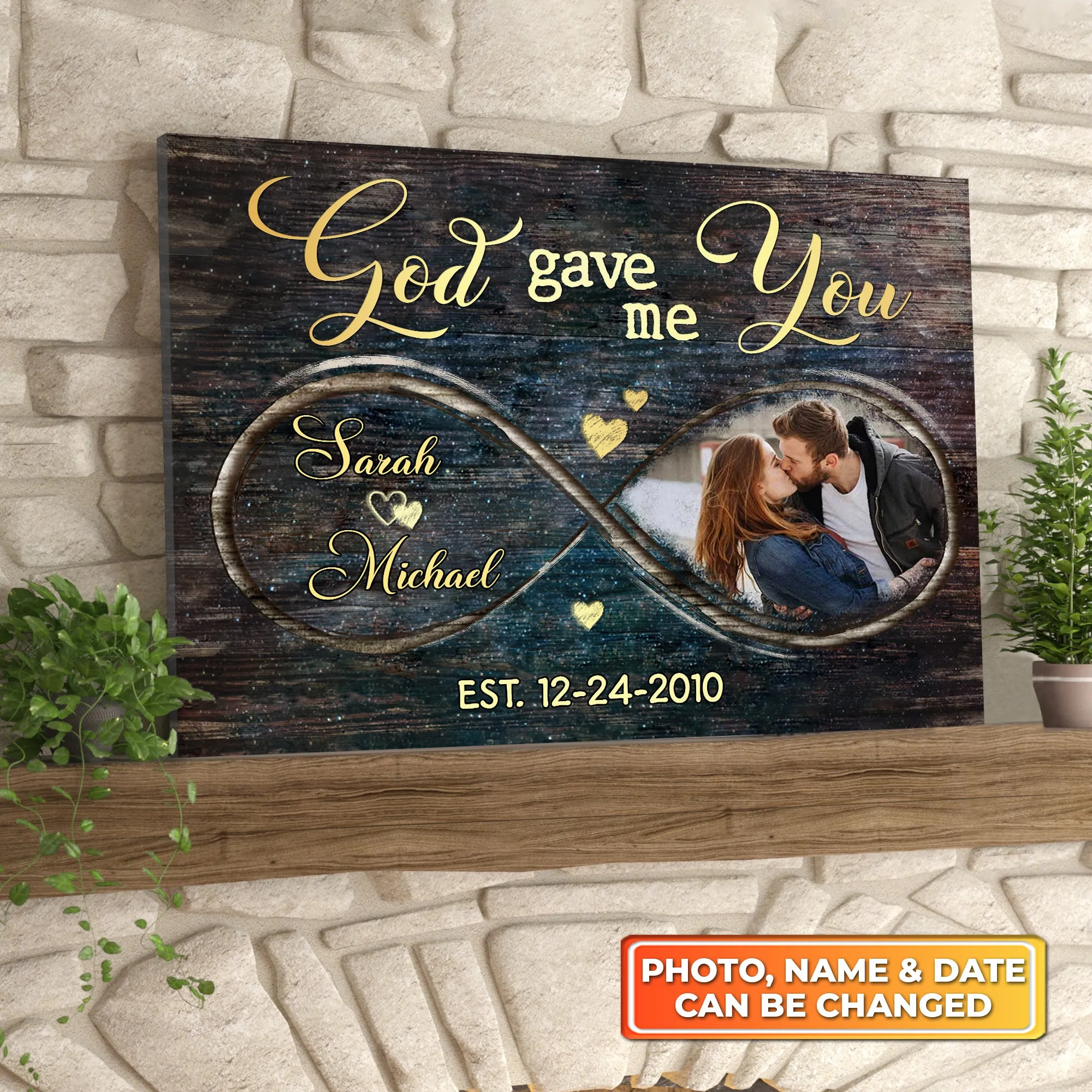 God Gave Me You Custom Canvas 2, Nvc97