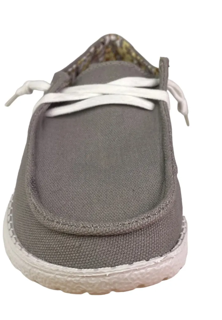 Gypsy Jazz Holly Canvas Shoe in Grey