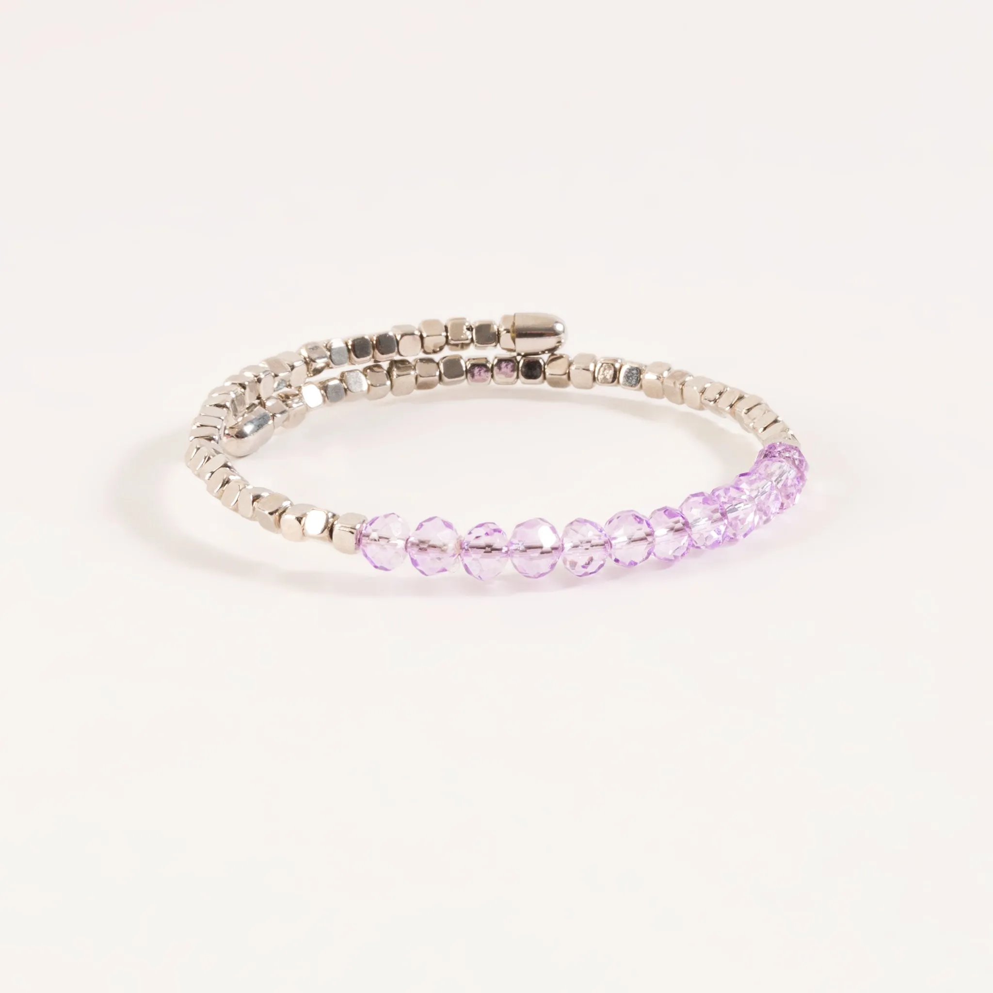Haven Beaded Memory Wire Bracelet