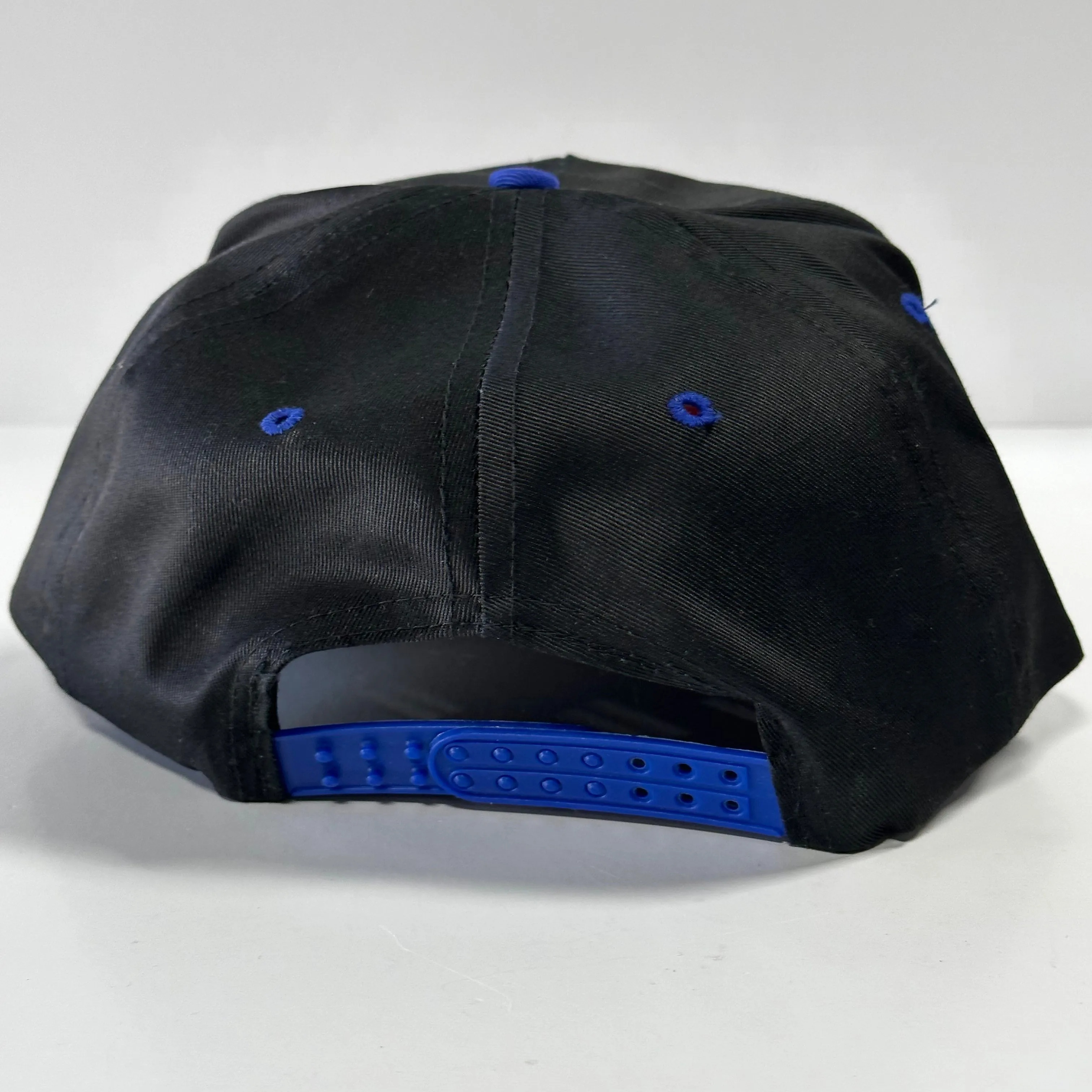 High Class White Trash on a Black Crown Blue Crown with rope SnapBack Hat Cap Custom Embroidery Chris Chapman