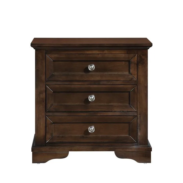 Homelegance Eunice Nightstand in Espresso 1844DC-4