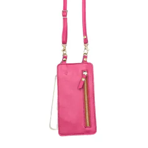 Hot Pink Leather Purse & Strap