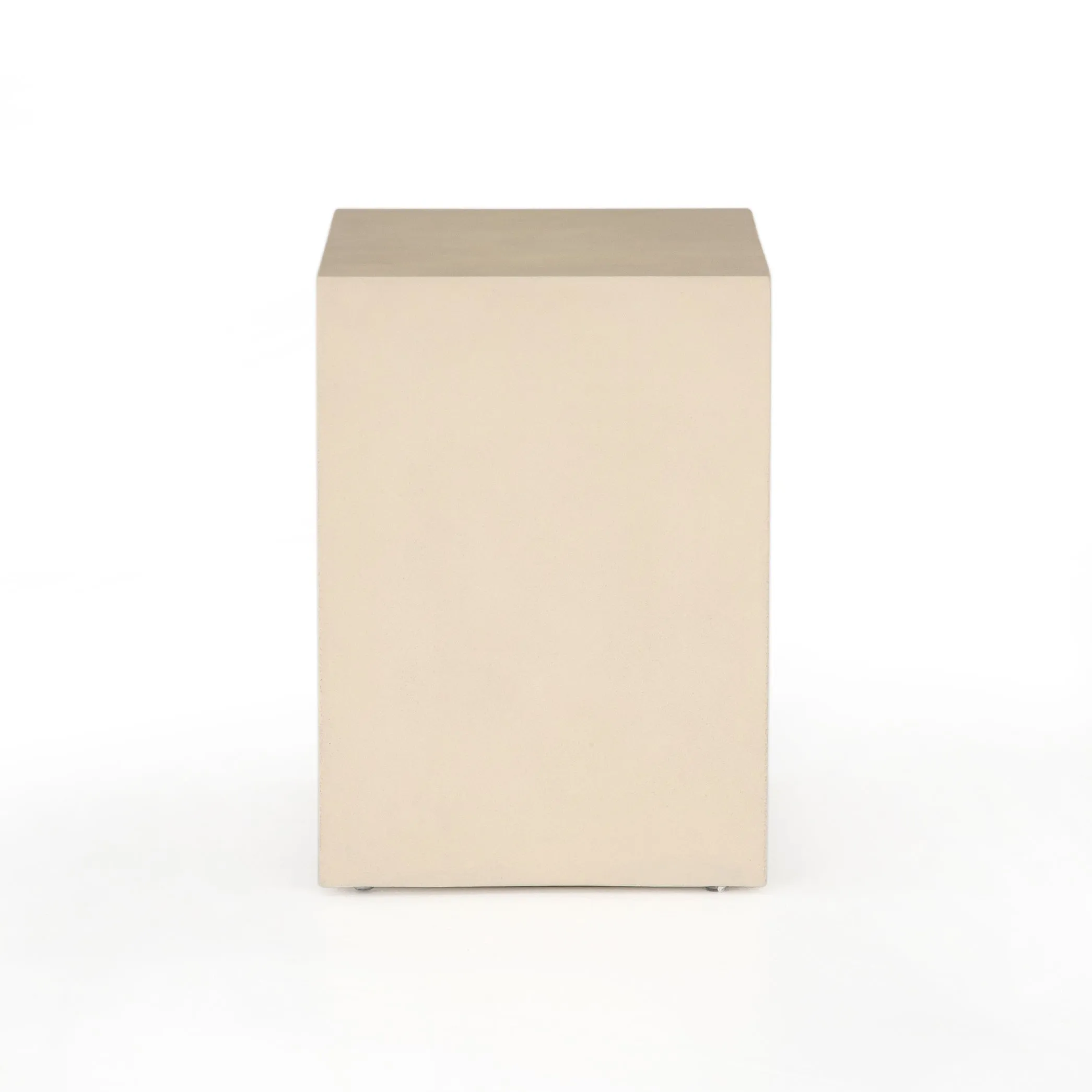 Hugo End Table-Parchment White