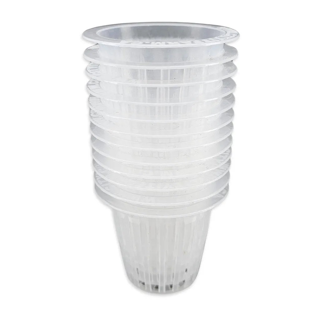 Hydroponic Net Pots / Baskets (fits 50mm Hole) 50mm High x 12