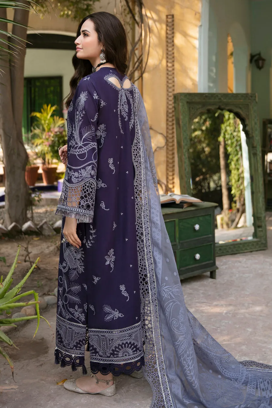 JAZMIN SHAHKAAR LAWN SS'23 | Vol 2 | BANAFSHI