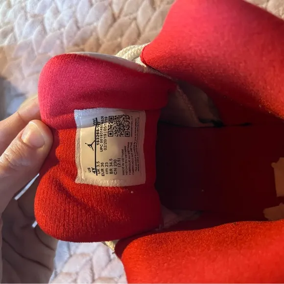 Jordan Kids Sneakers - White and Red