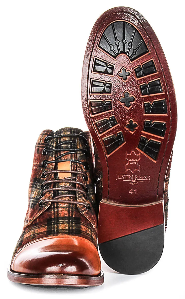 Justinreess England Allen In Brown For Men