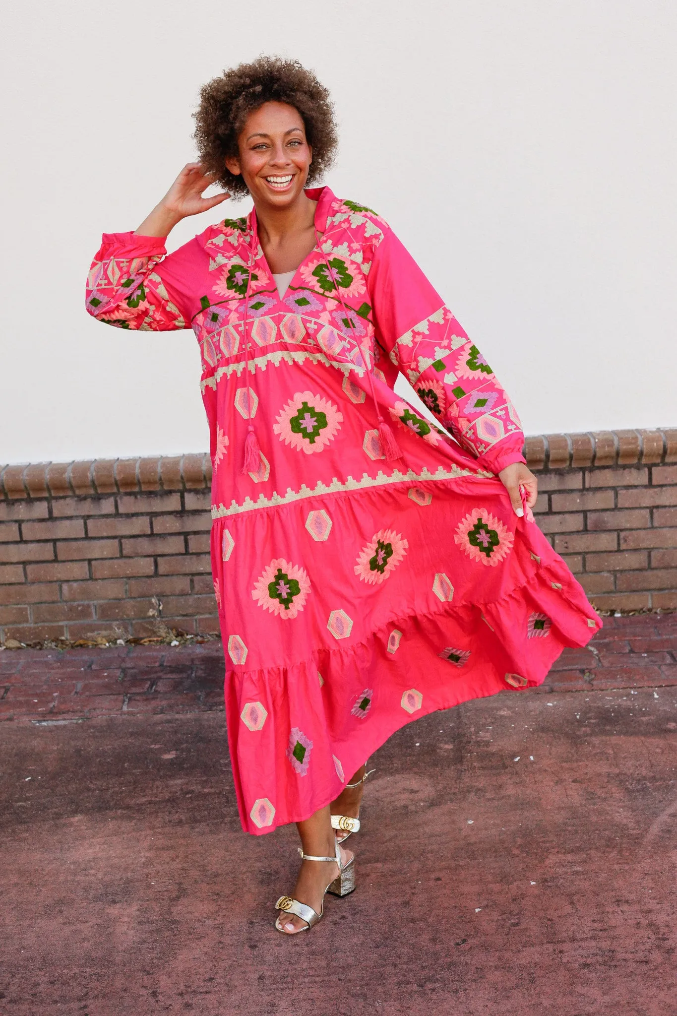 La Jolla Embroidered Dress
