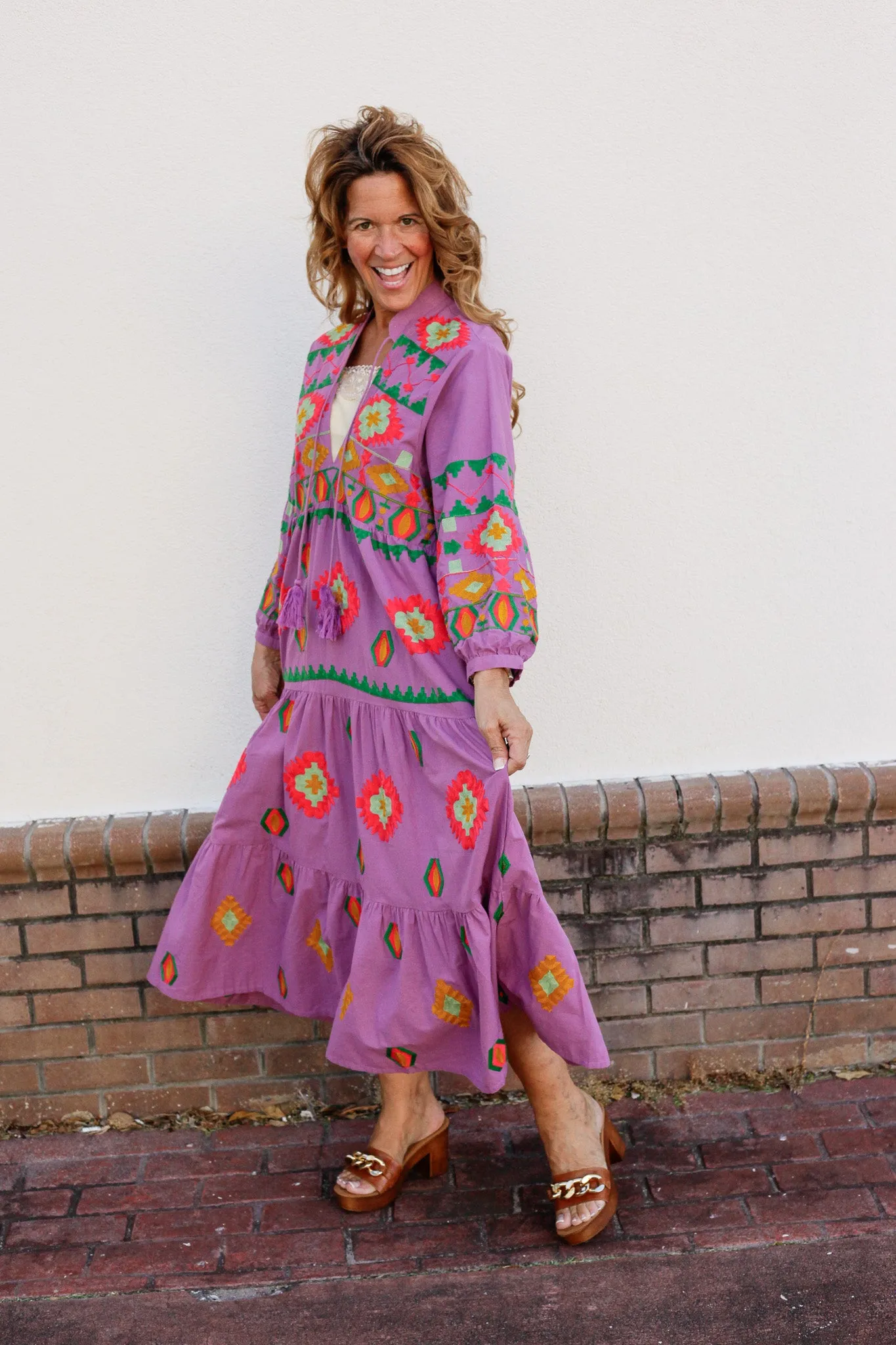 La Jolla Embroidered Dress