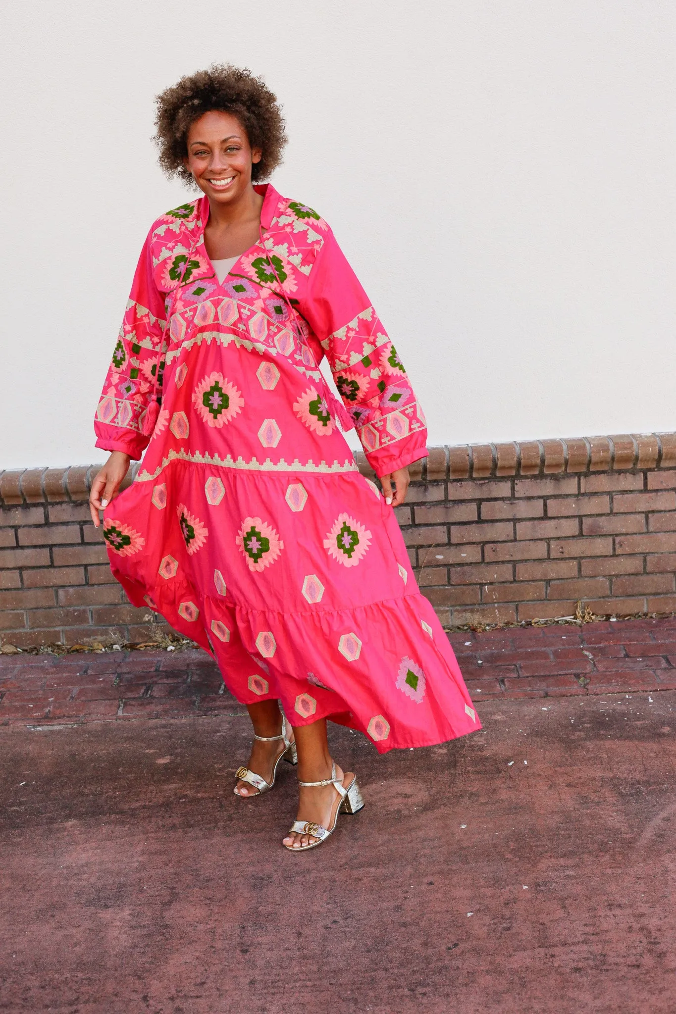 La Jolla Embroidered Dress
