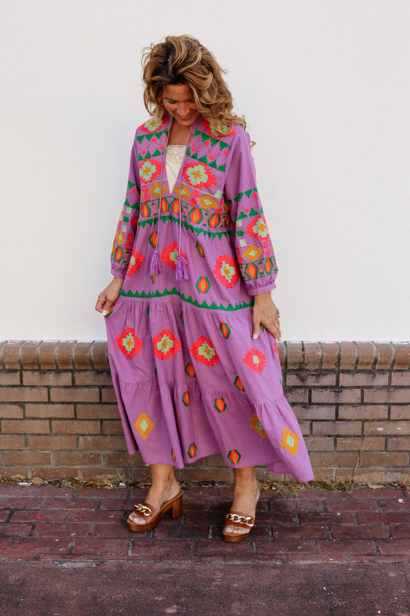 La Jolla Embroidered Dress