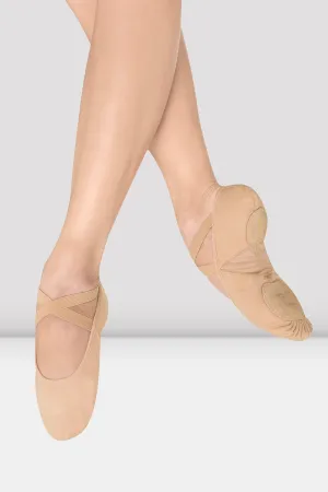 Ladies Pro Arch Canvas Ballet Shoes