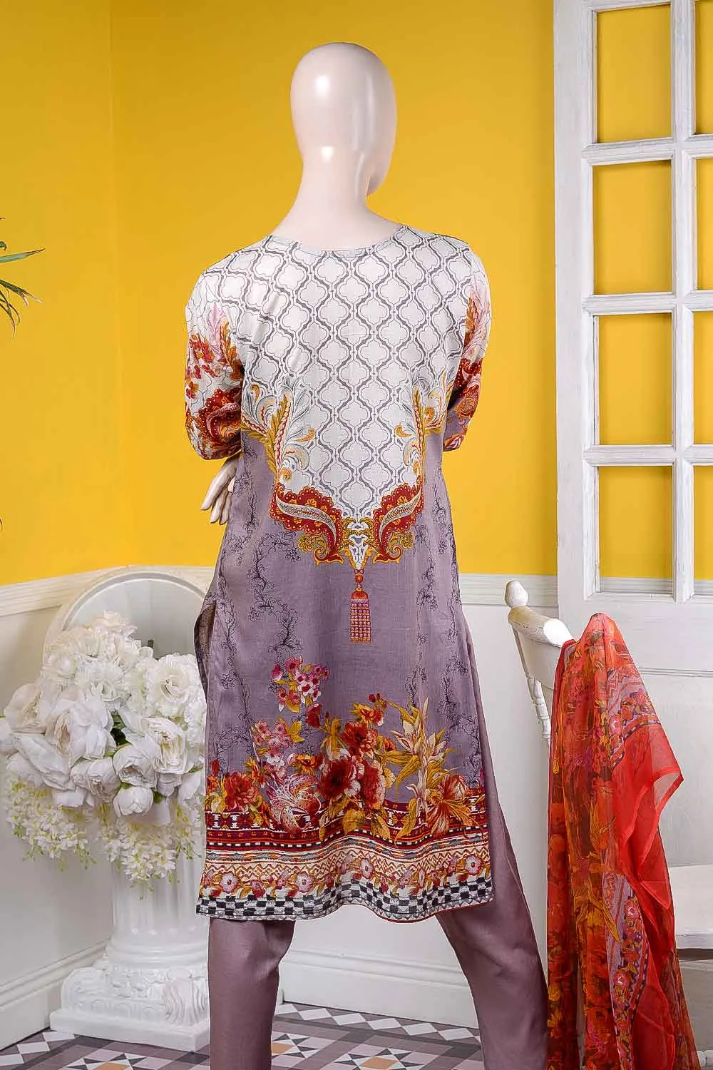 (LE-5A) Dazzling Mirage | Un-stitched Embroidered Lawn