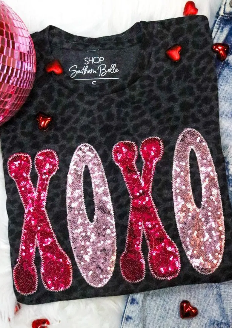 Leopard XOXO Tee