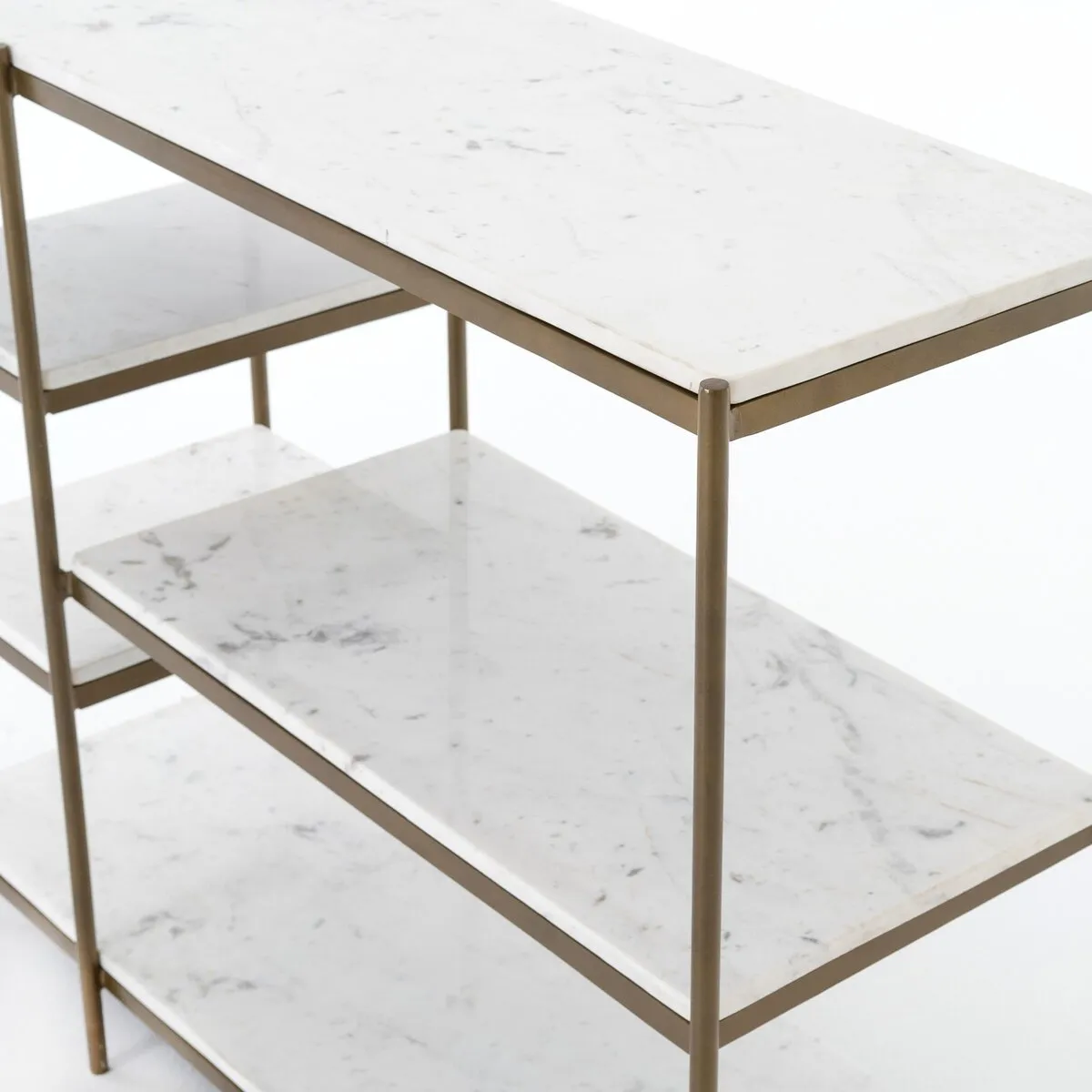 Lilly Console Table in Brass