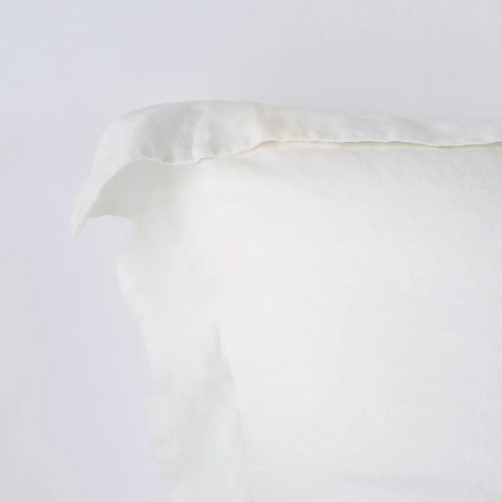 Linen Standard Sham - Winter White