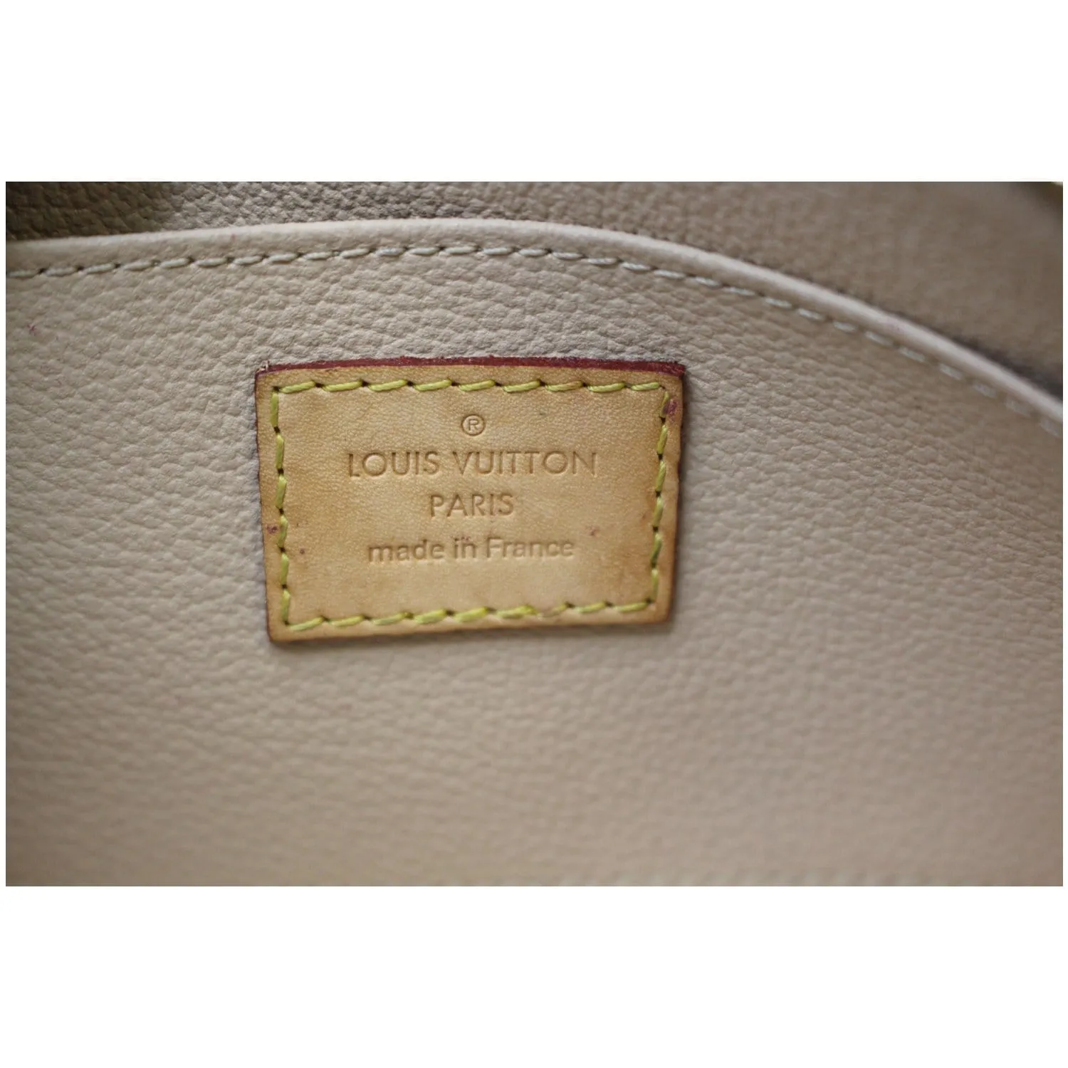 LOUIS VUITTON Monogram Canvas Cosmetic Pouch Brown