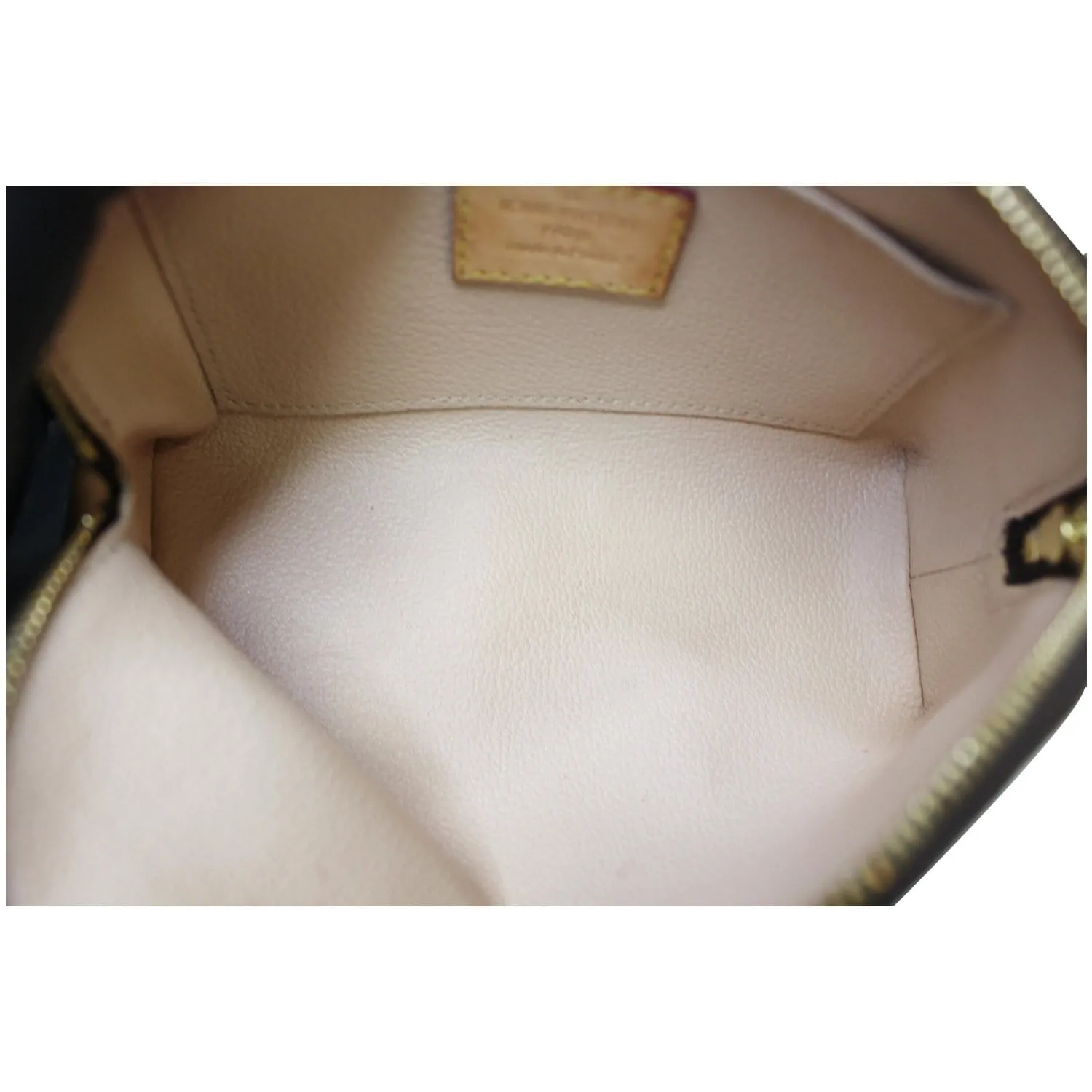 LOUIS VUITTON Monogram Canvas Cosmetic Pouch Brown