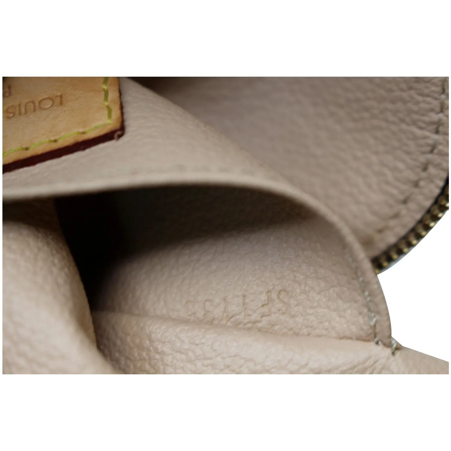 LOUIS VUITTON Monogram Canvas Cosmetic Pouch Brown