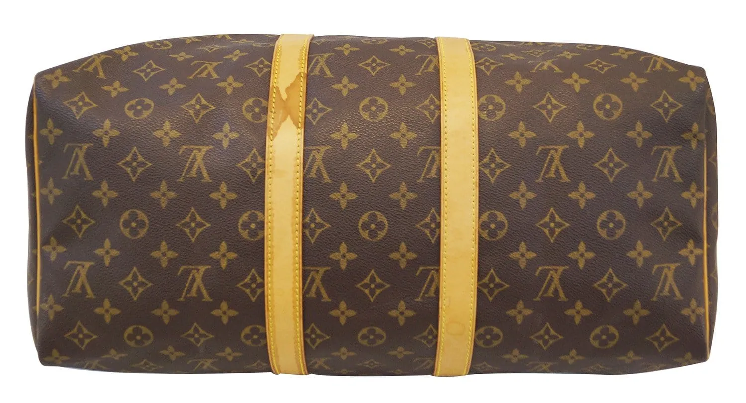 LOUIS VUITTON Monogram Keepall 45 Boston Bag