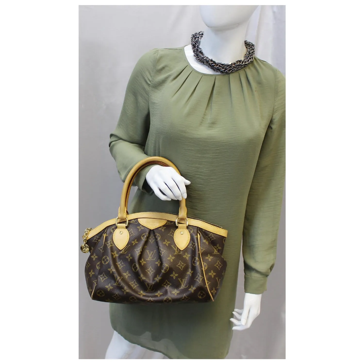 LOUIS VUITTON Tivoli PM Monogram Canvas Shoulder Handbag