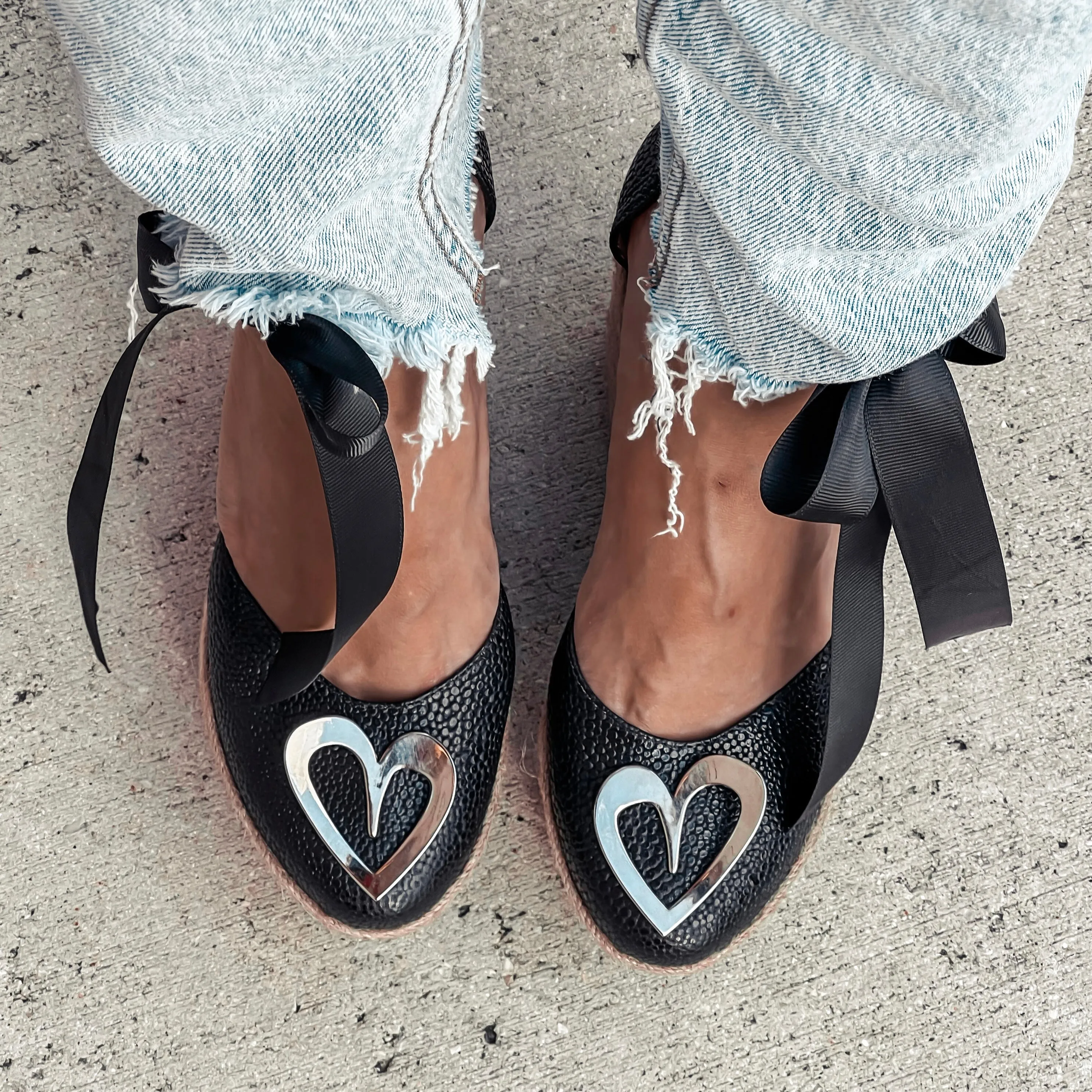 Love Espadrilles - Black Dual