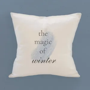 Magic of Winter - Square Canvas Pillow