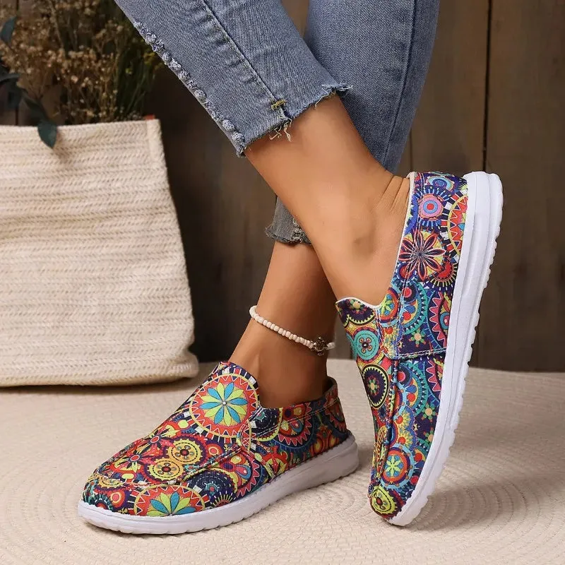 Mandala Bloom Casual Shoes