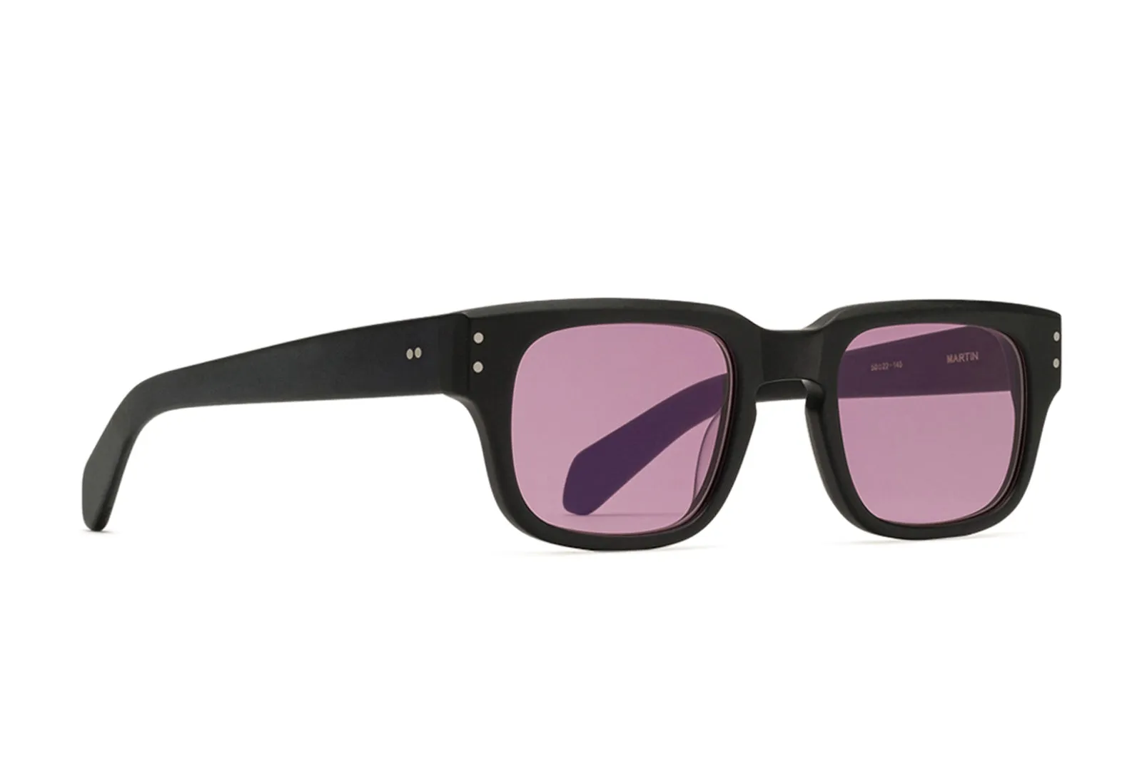 Martin Sunglasses - Matte Black Lavender