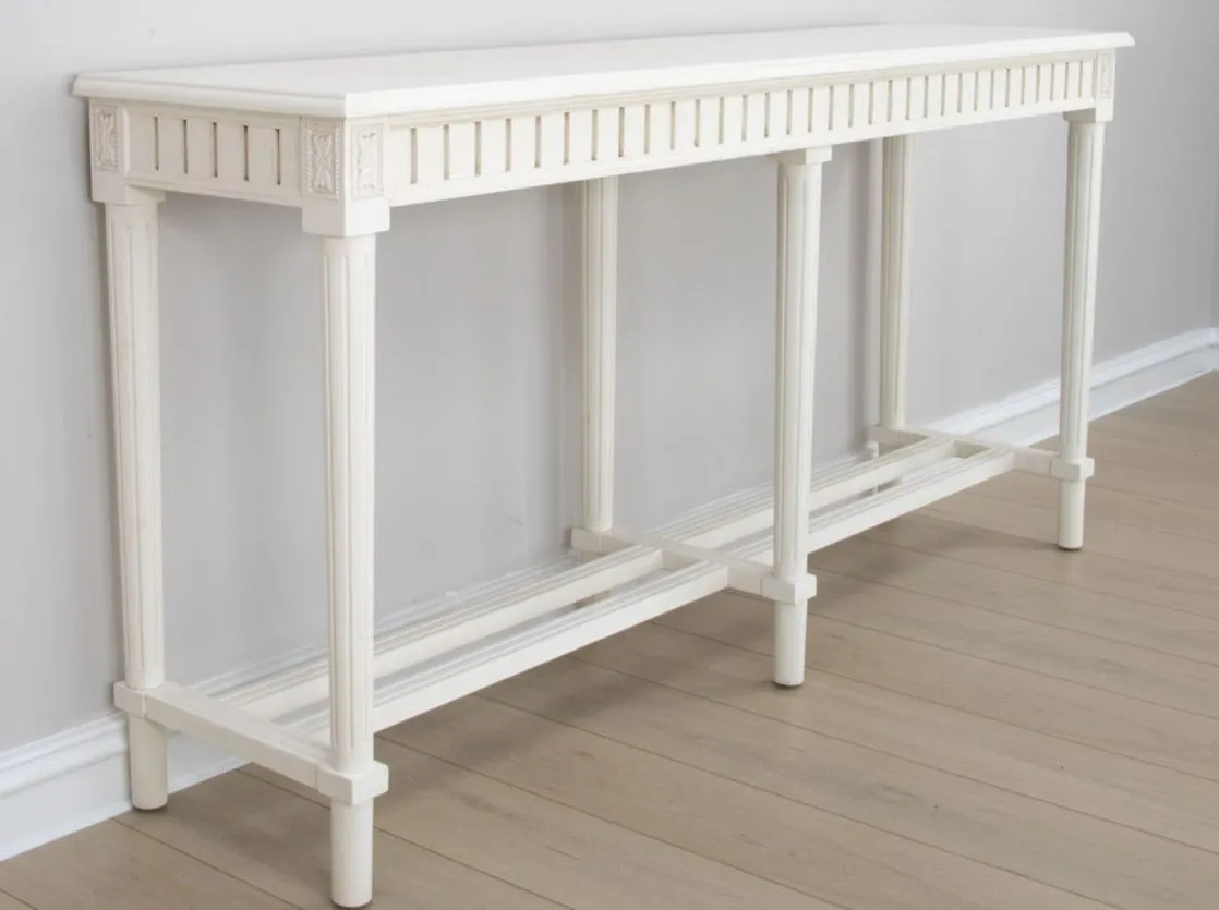 Mary Console Table - White