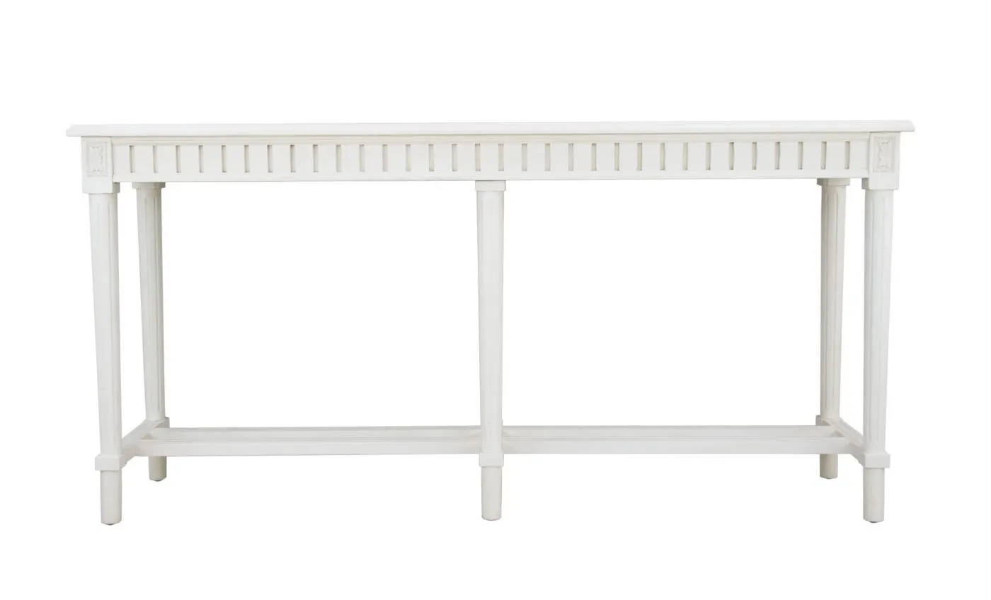 Mary Console Table - White