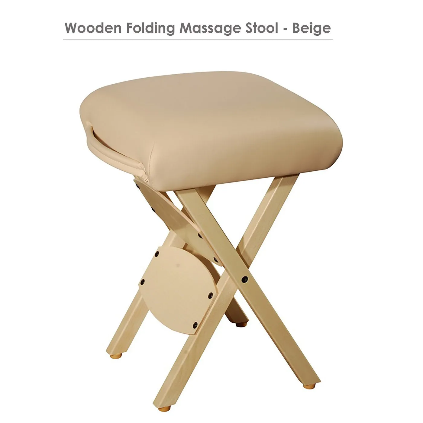 Master Massage Wooden Folding Massage Stool
