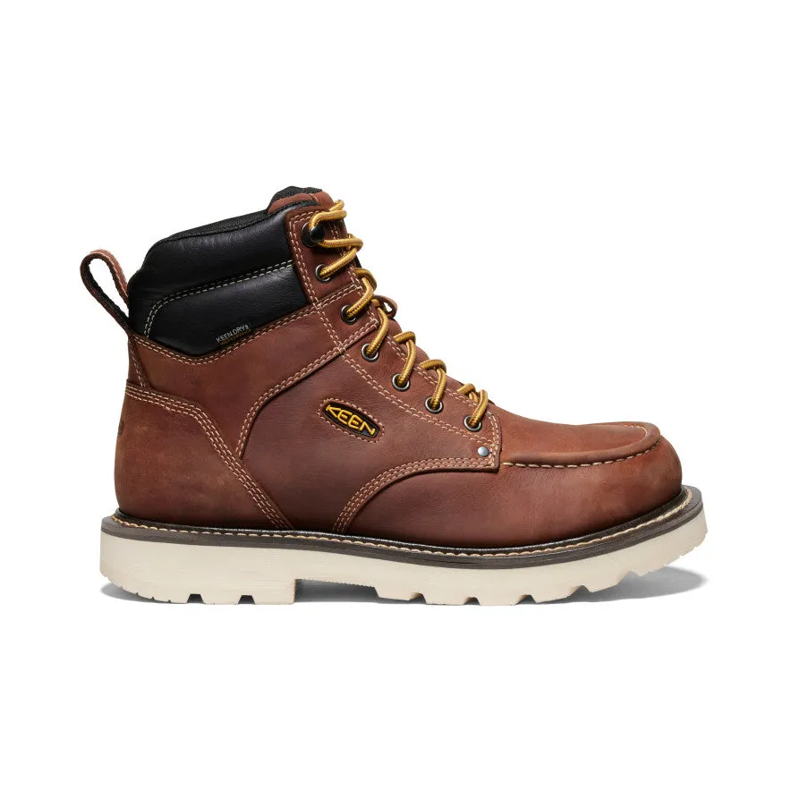 Men's Cincinnati 6" Waterproof 90° Heel Boot (Soft Toe) (Wide)