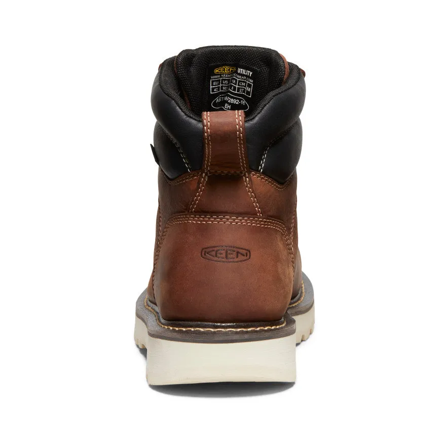 Men's Cincinnati 6" Waterproof 90° Heel Boot (Soft Toe) (Wide)