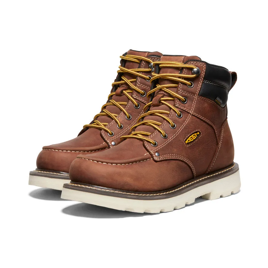 Men's Cincinnati 6" Waterproof 90° Heel Boot (Soft Toe) (Wide)