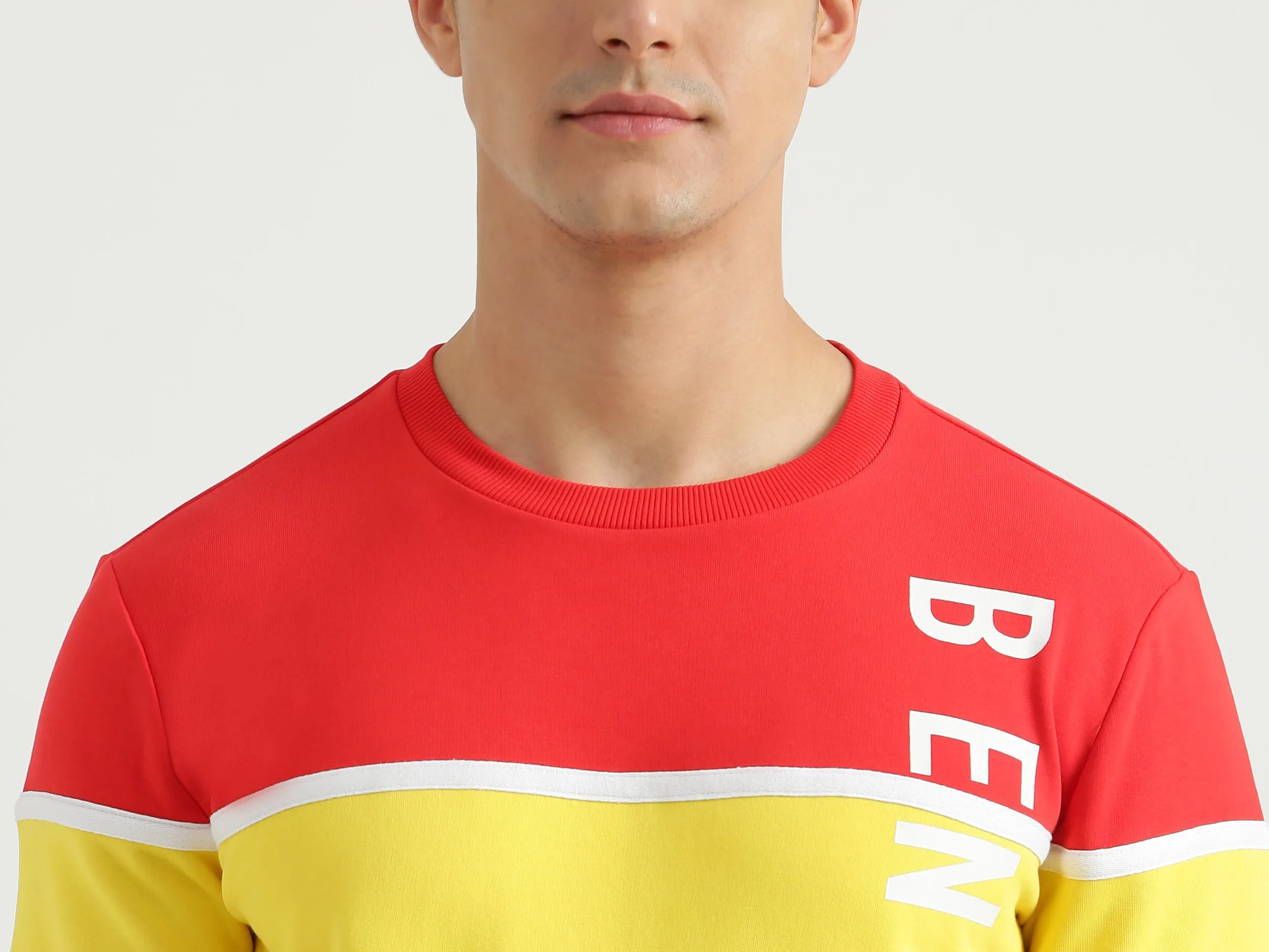Mens Colourblocked Sweatshirt