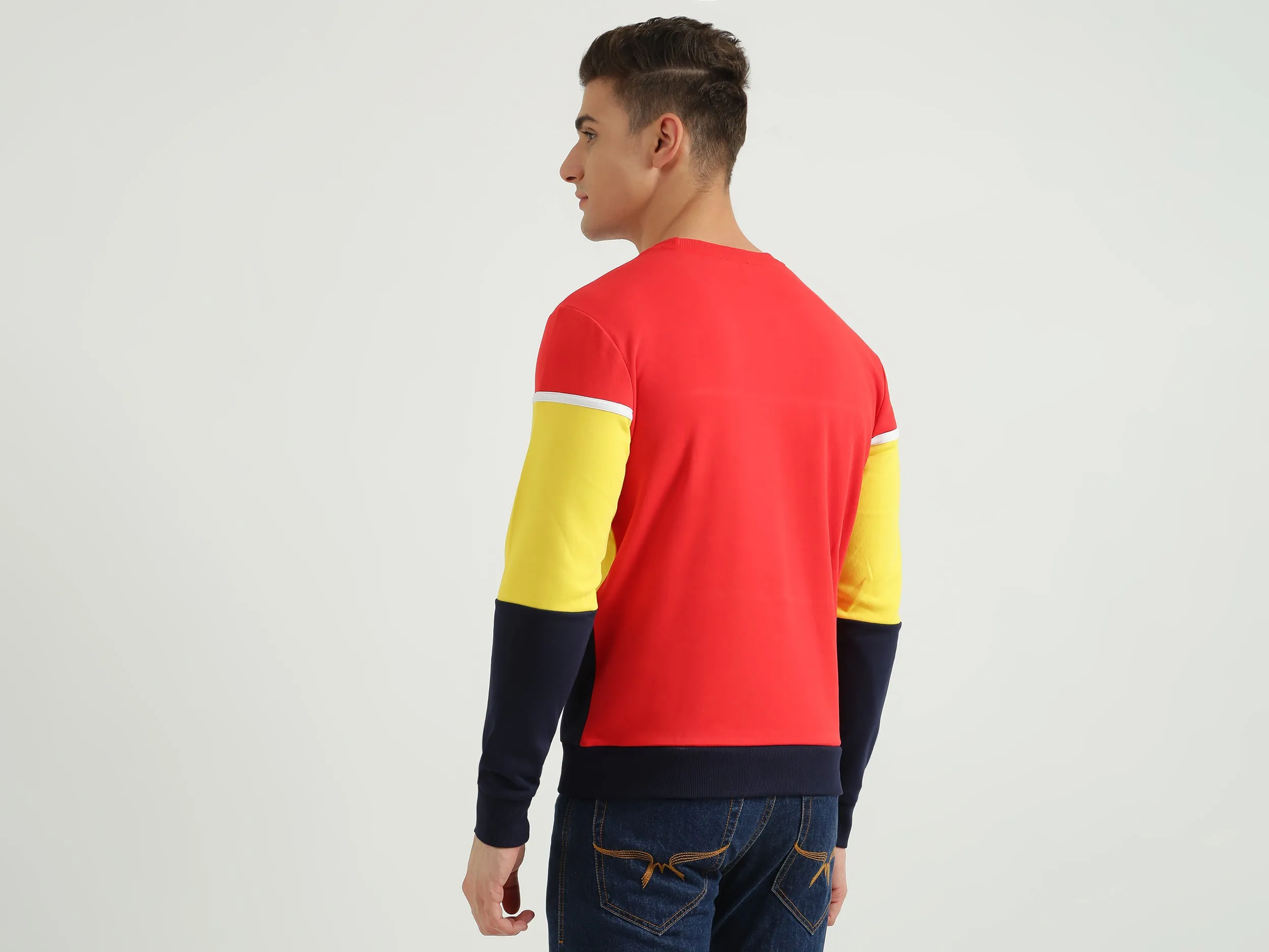 Mens Colourblocked Sweatshirt