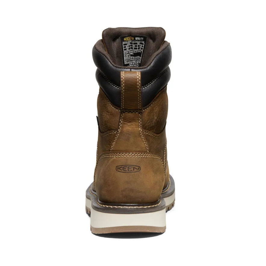 Men's CSA Cincinnati 8" Waterproof 90° Heel Boot (Carbon-Fiber Toe)
