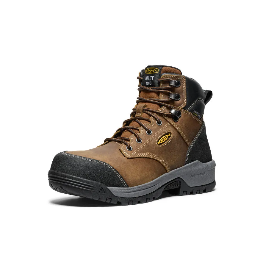 Men's Evanston 6" Insulated Waterproof Boot (Carbon-Fiber Toe) (Wide)